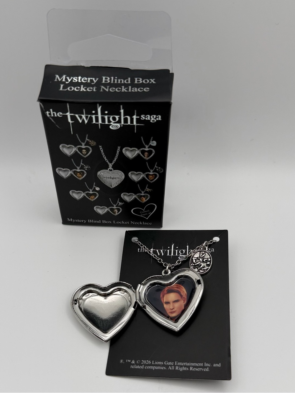 Twilight Saga Mystery Blind Box Locket Necklace Carlisle Cullen